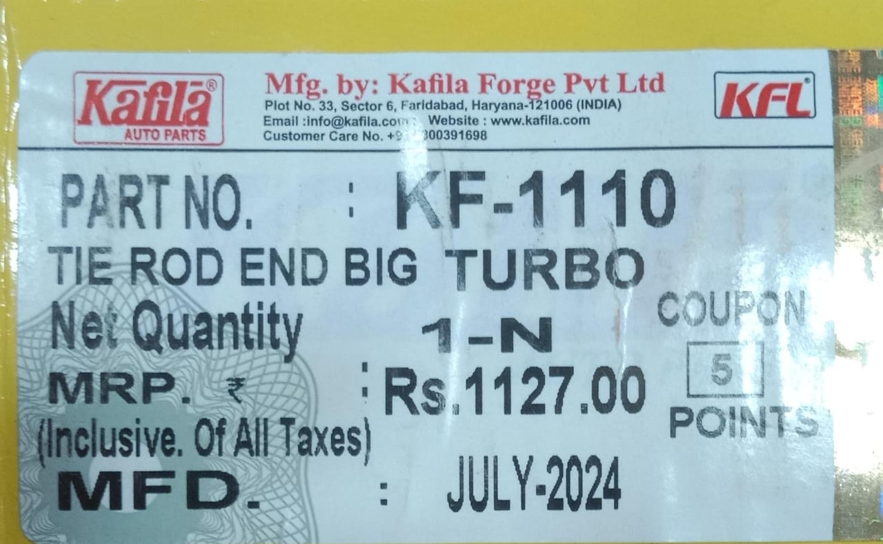 (KAFILA) TIE ROD END PICKUP (TURBO)/ UTILITY (BIG) - Image 4