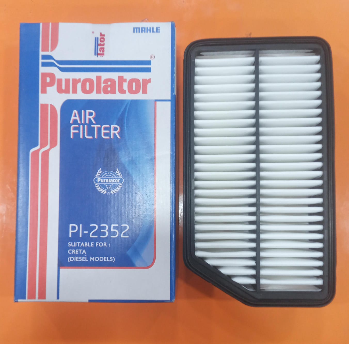 (PUROLATOR) AIR FILTER ELEMENT CRETA (DIESEL MODELS ) (REF:0192)