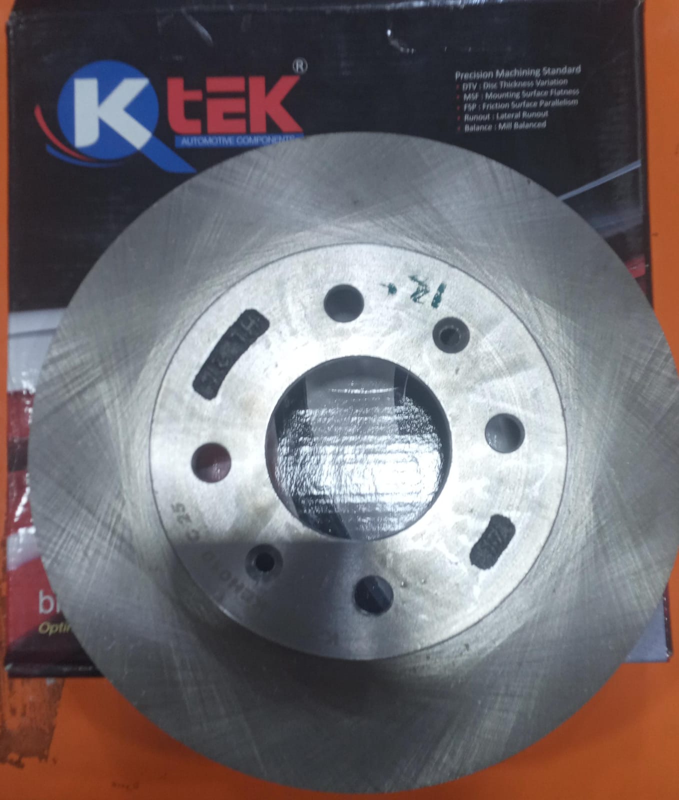 (K TEK) BRAKE DISC ROTOR HYUNDAI GETZ - Image 2