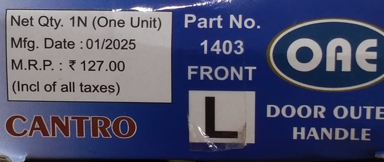 OUTER DOOR HANDLE SANTRO FRONT LEFT - Image 4