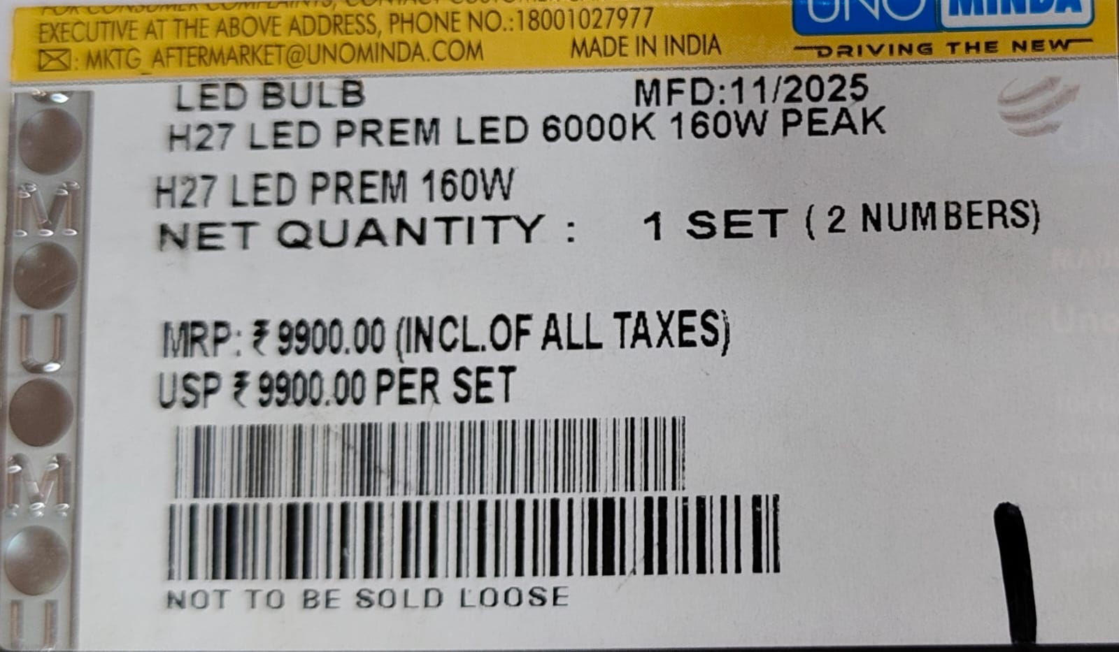 UNO MINDA LED BULB 160W LED LIGHT PREMIUM - Image 4