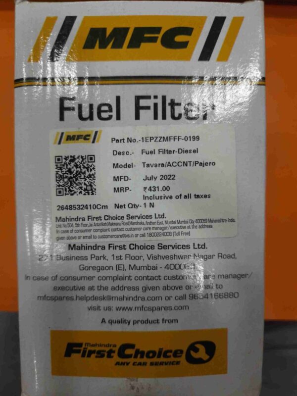Fuel / Diesel Filters(Tavera Bs-2/Bs3/Hynduai Acnt/Pajero) - Image 3