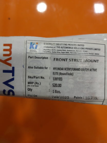 STRUT MOUNTS : SAKUN/ MY TVS (Xcent/ Grand I10 / I20 Active /Elite Round Hole) - Image 3