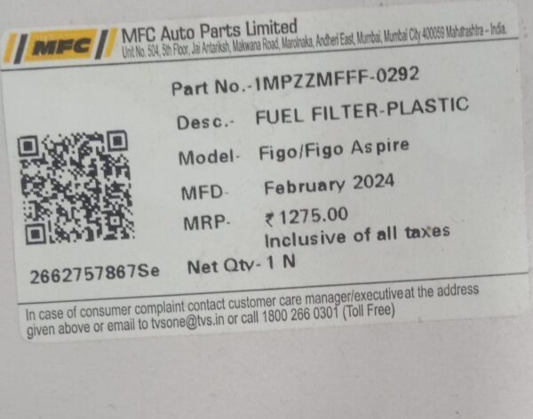 Fuel / Diesel Filters(Ford Figo /Aspire) - Image 3