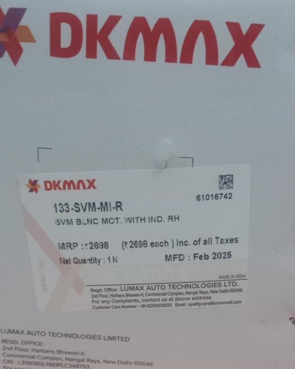 (LUMAX) SIDE VIEW MIRRORS  BALENO  MOTOR WITH INDICATOR  RH - Image 3