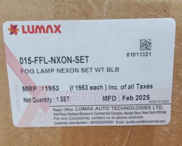 (LUMAX) FRONT FOG LAMP NEXON SET WT BULB - Image 5