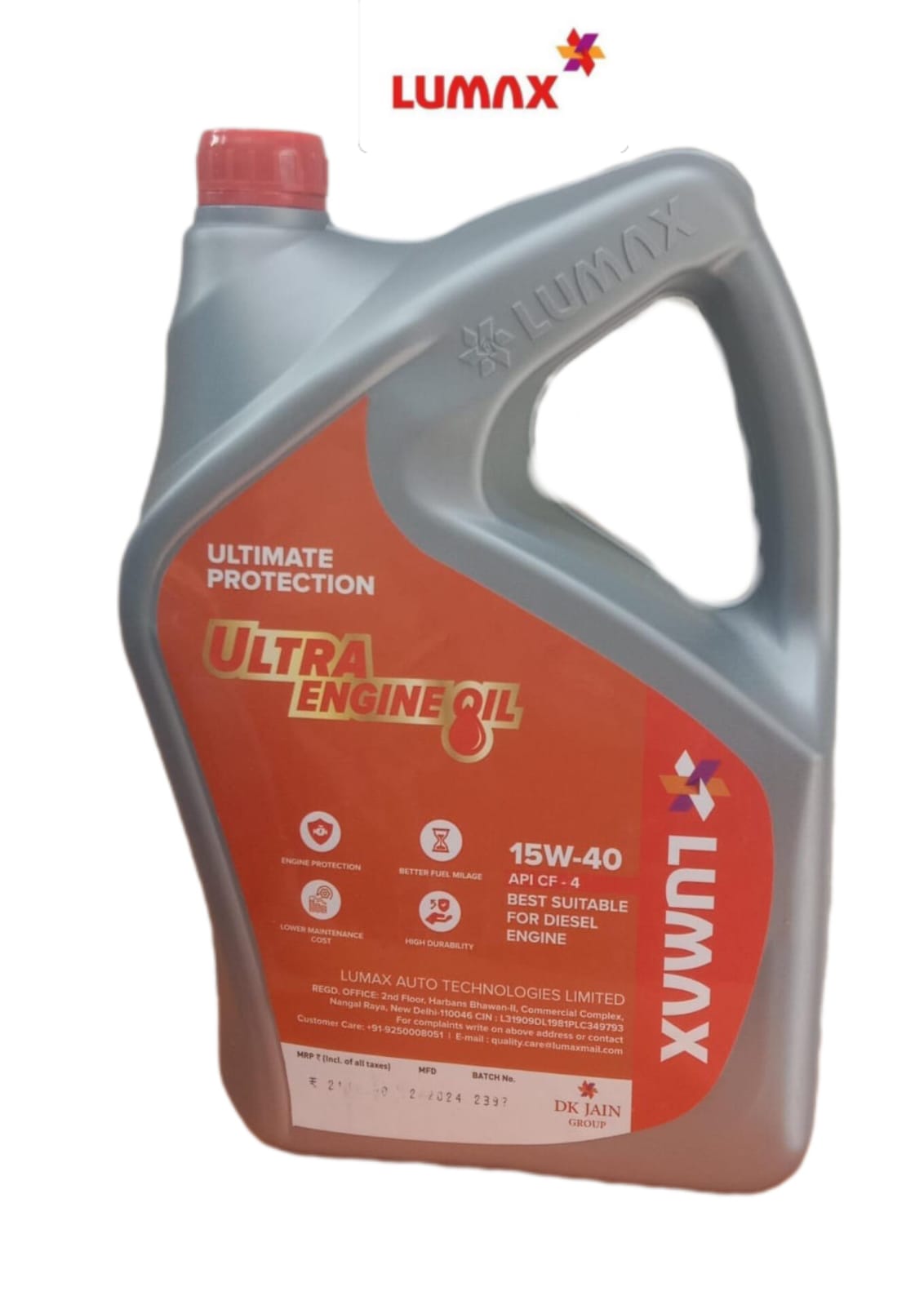 (LUMAX) 15W-40 5Ltr ENGINE OIL - Image 2