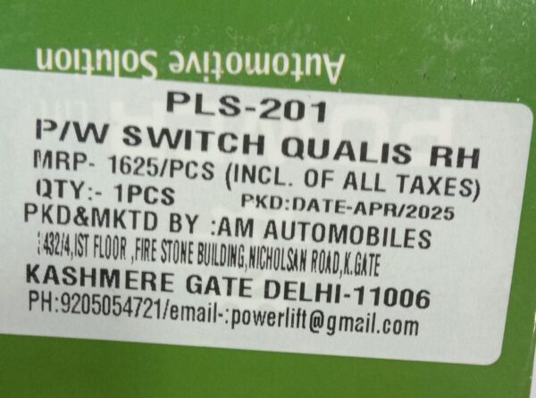 POWER WINDOW SWICTH QUALIS RH - Image 5