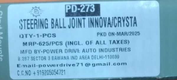 (POWER DRIVE) STEERING BALL JOINT INNOVA/CRYSTA - Image 3