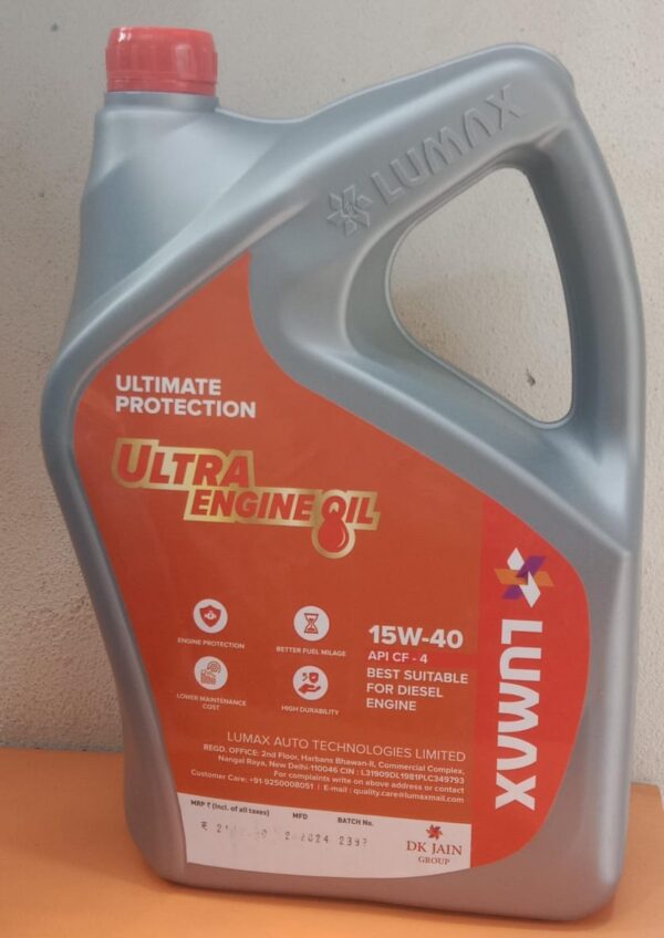 (LUMAX) 15W-40 5Ltr ENGINE OIL - Image 2
