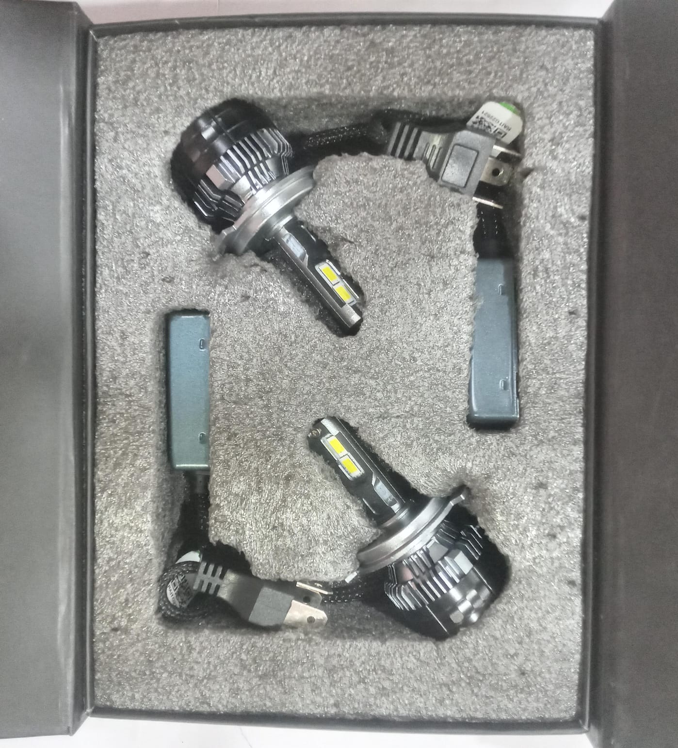 (RADHE) LED HEAD LIGHT LED BULB TIGER -H4 2 COPPER TUBE 200W PAIR - Image 3