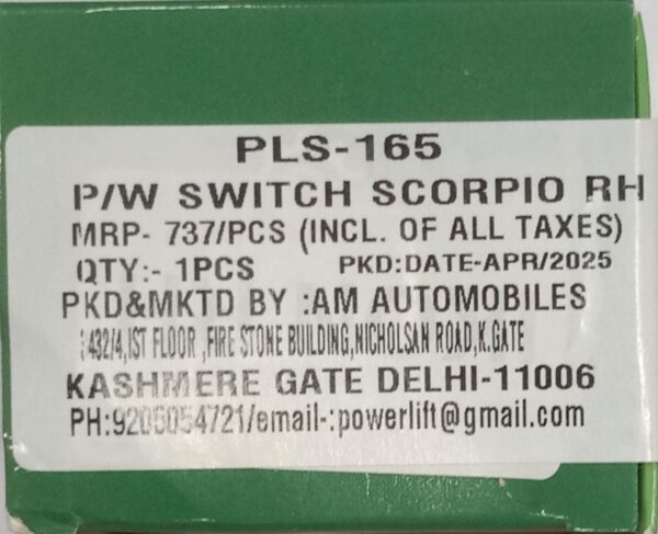 POWER WINDOW SWITCH SCORPIO RH - Image 5