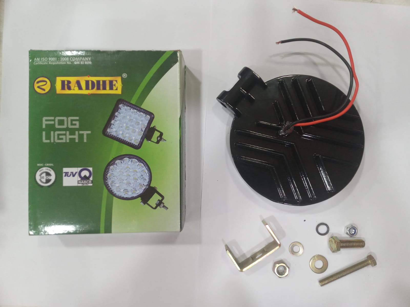 (RADHE ) FOG LIGHT 16 LED METAL 12V - Image 2