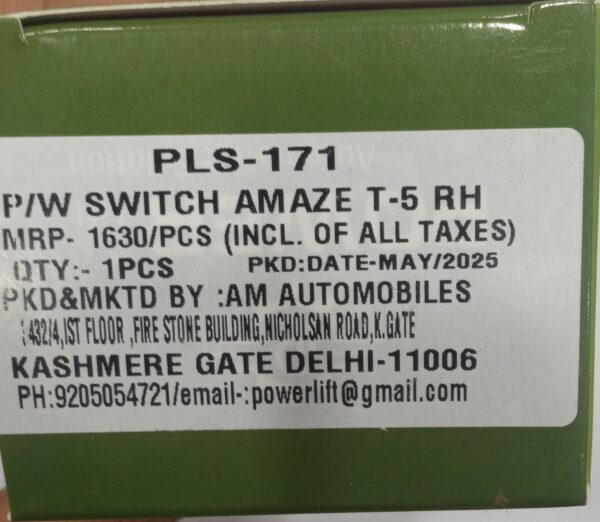POWER WINDOW SWITCH AMAZE T-5 RH - Image 4