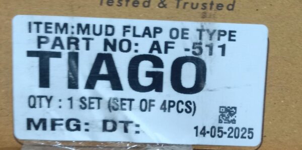 (MUD FLAPS) TIAGO (SET OF FOUR ) - Image 2