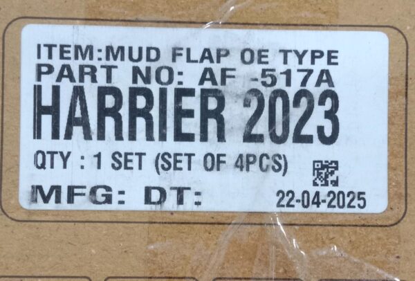 (MUD FLAPS) HARRIER 2023 (SET OF FOUR) - Image 2