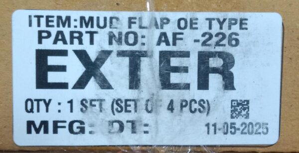 (MUD FLAP) EXTER (SET OF FOUR) - Image 2