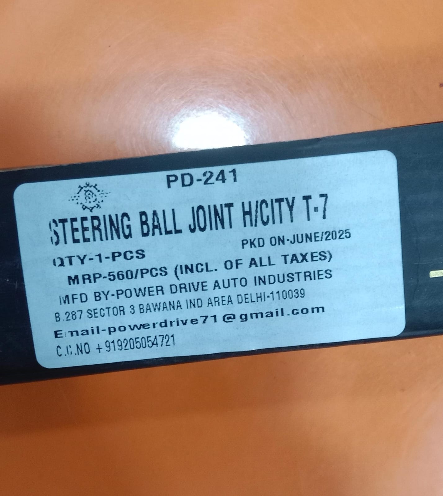 (POWER DRIVE) STEERING BALL JOINT HONDA CITY T-7 - Image 3