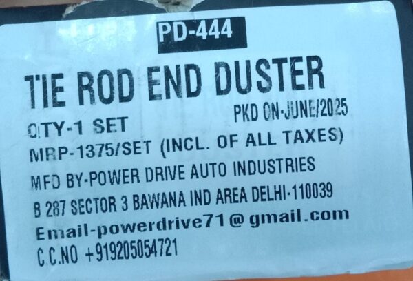 (POWER DRIVE ) TIE ROD END DUSTER - Image 3