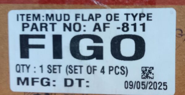 (MUD FLAP ) FIGO (SET OF FOUR) - Image 2