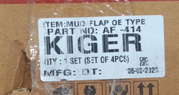 (MUD FLAP) KIGER (SET OF FOUR) - Image 2