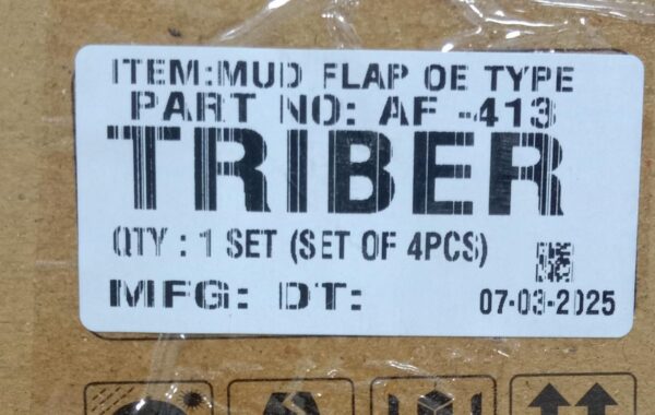 (MUD FLAP) TRIBER  ( SET OF FOUR) - Image 2