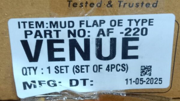 (MUD FLAP) VENUE (SET OF FOUR) - Image 2