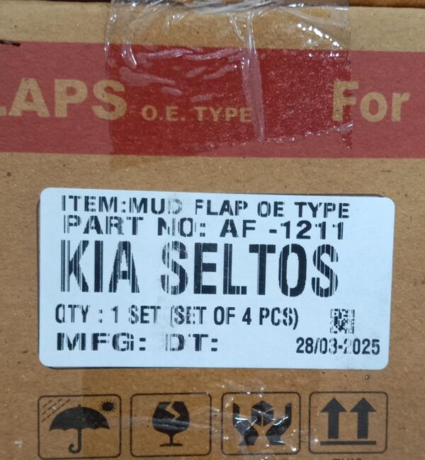 (MUD FLAP ) KIA SELTOS (SET OF FOUR) - Image 2