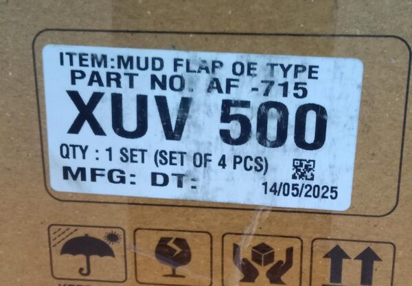 (MUD FLAPS) XUV 500 (SET OF FOUR) - Image 2