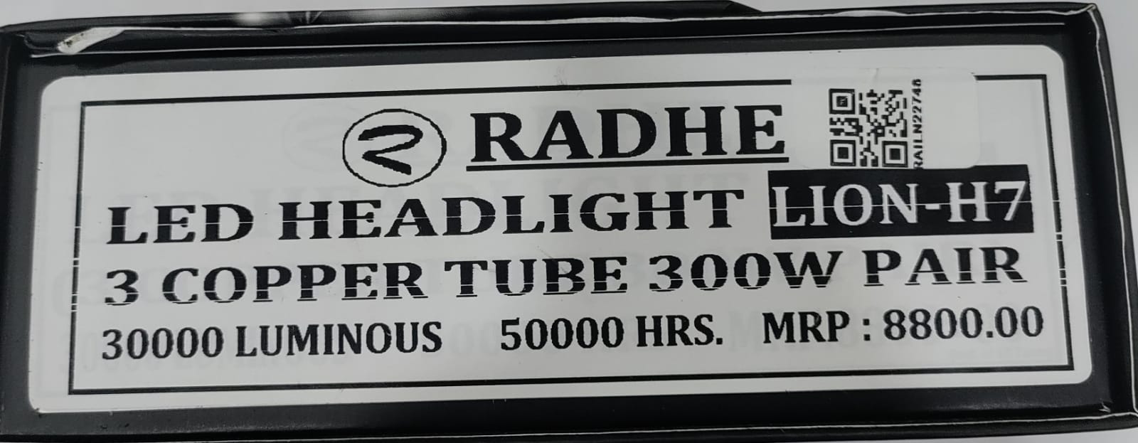 H7 LION 300W RADHE (LED) LED Head LIGHT BULB (PAIR) - Image 4