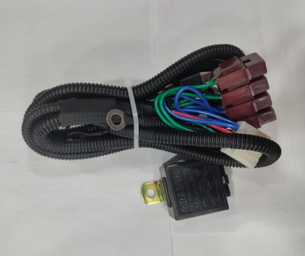 H4 HEAD LIGHT WIRING KIT DOUBLE RELAY 4 FUSE RADHE