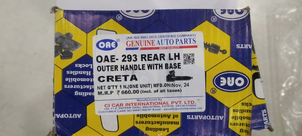 OUTER HANDLE CRETA WITH BASE - Image 4