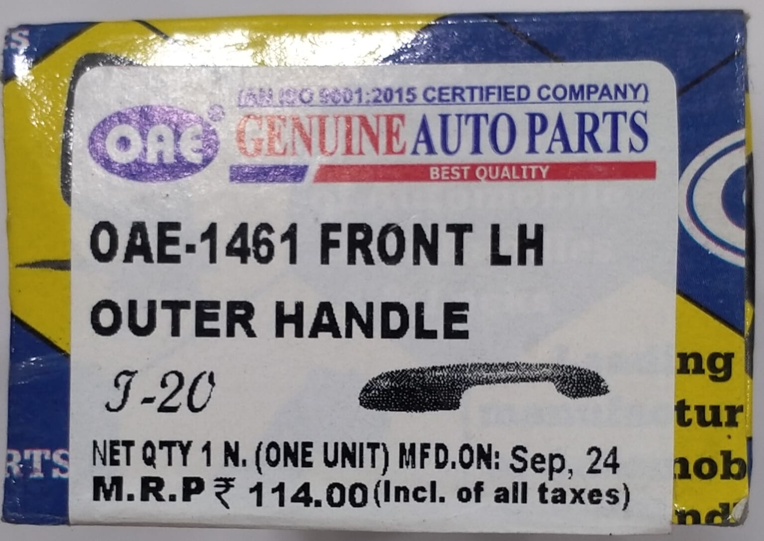 OUTER HANDLE I 20 FRONT LEFT - Image 3