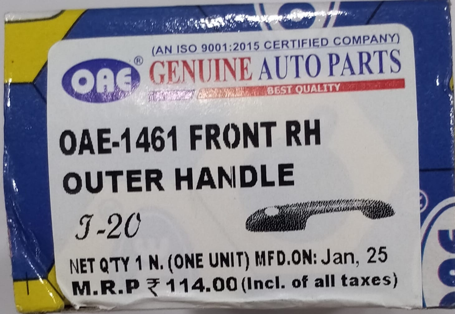 OUTER HANDLE I 20 FRONT RIGHT - Image 4