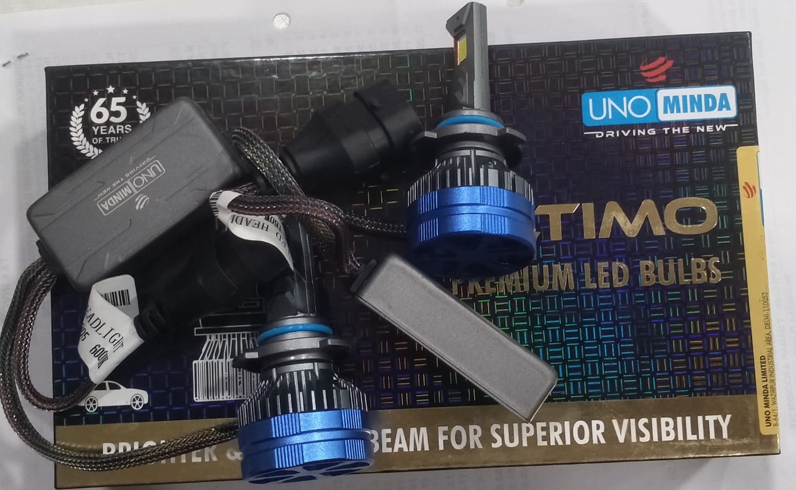 UNO MINDA 9005 160W LED HEAD LIGHT