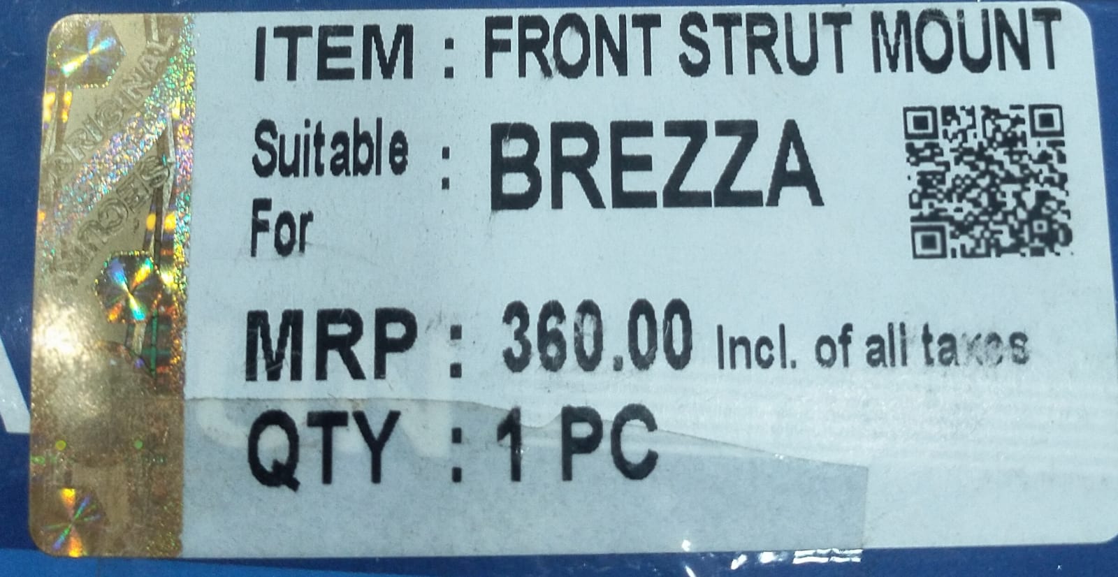 SUSPENSION BUSHES FRONT STRUT MOUNT BREZZA - Image 3