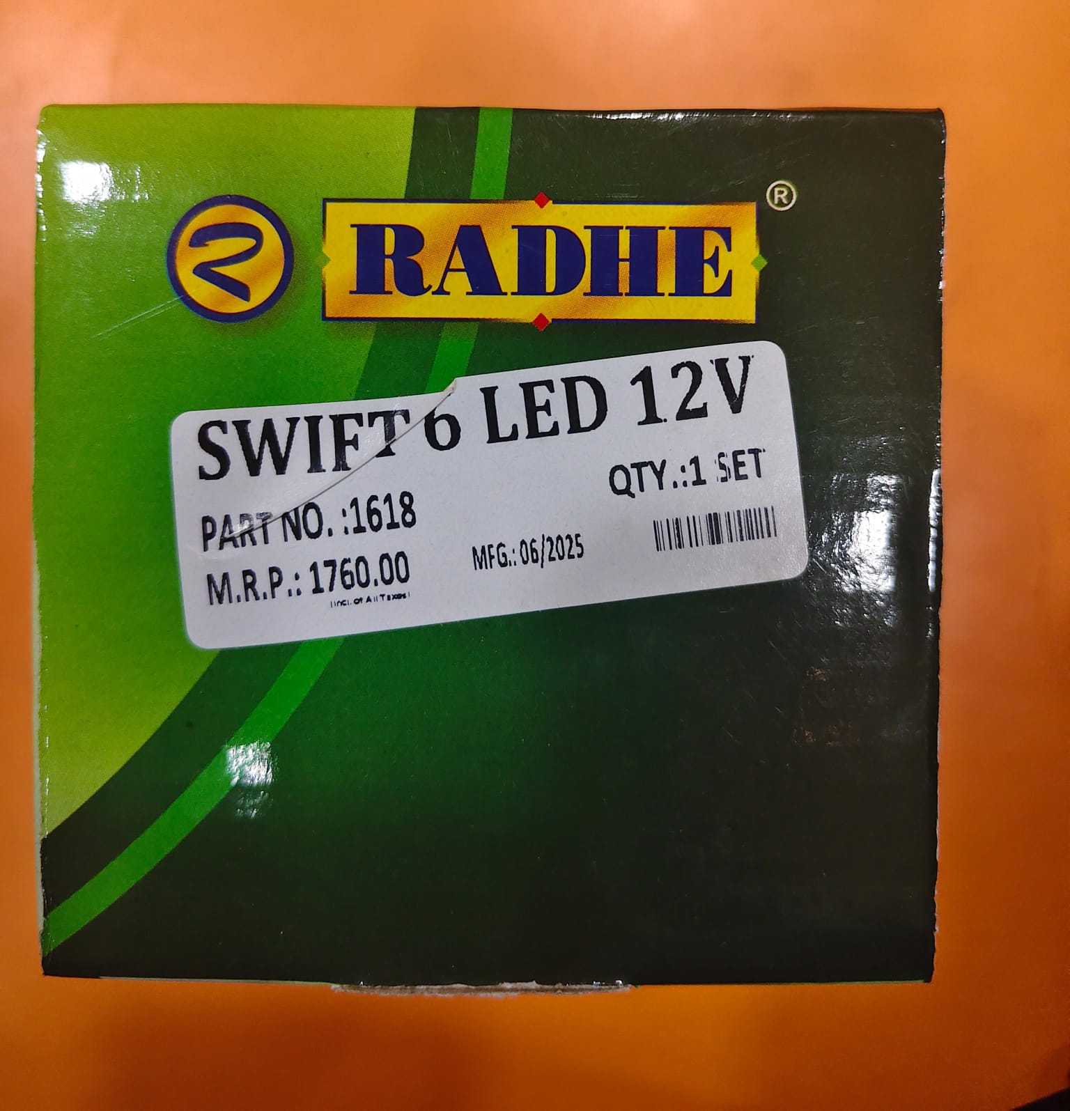 RADHE Fog light Swift with 6 LED Non DRL 12V - Image 2