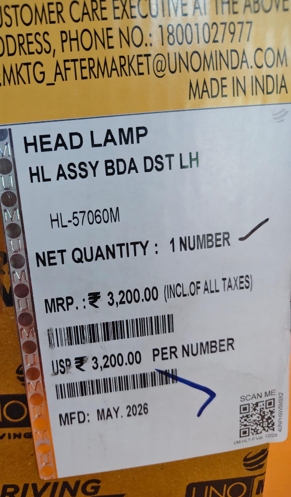 UNO MINDA H/L BADA DOST- LH HEAD LIGHT ASSEMBNLY - Image 3
